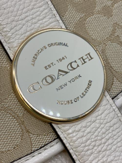 COACH（コーチ）COACH (コーチ) ショルダーバッグ ベージュの古着・服飾アイテム