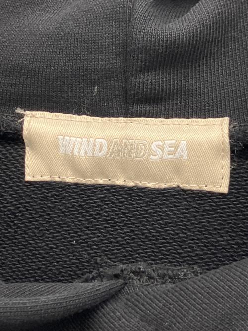 WIND AND SEA（ウィンダンシー）WIND AND SEA (ウィンダンシー) プルオーバーパーカー ブラック サイズ:Sの古着・服飾アイテム
