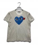 COMME des GARCONSコムデギャルソン）の古着「ハートロゴ Tシャツ」｜ホワイト