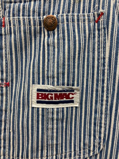 big mac（ビッグマック）big mac (ビッグマック) オーバーオール ブルー×ホワイト サイズ:‐の古着・服飾アイテム