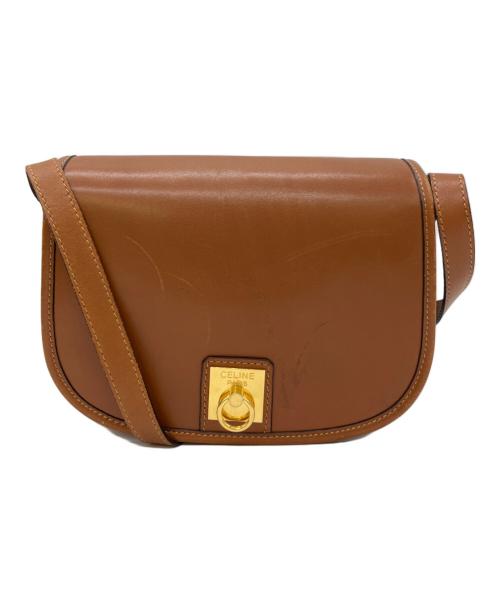 CELINE（セリーヌ）CELINE (セリーヌ) ショルダーバッグ ブラウンの古着・服飾アイテム
