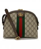 GUCCIグッチ）の古着「ショルダーバッグ」｜ベージュ