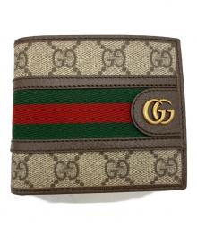 GUCCI（グッチ）の古着「2つ折り財布」｜ベージュ