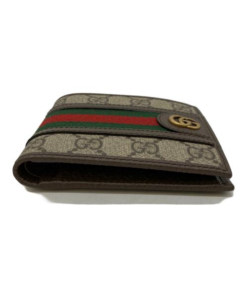 GUCCI（グッチ）GUCCI (グッチ) 2つ折り財布 ベージュの古着・服飾アイテム