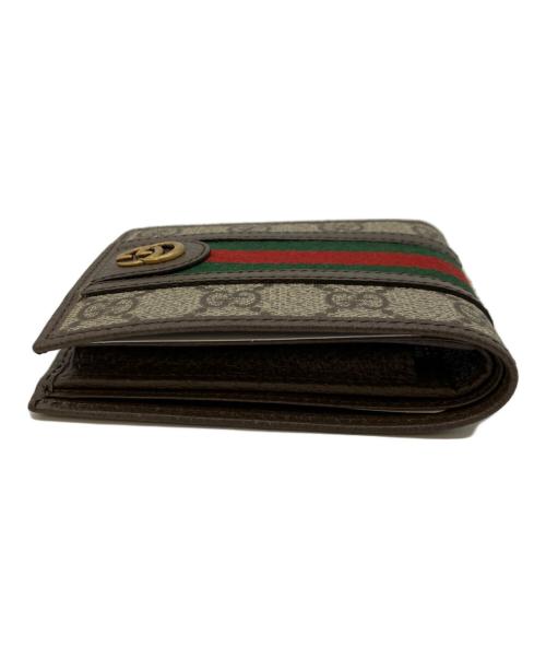 GUCCI（グッチ）GUCCI (グッチ) 2つ折り財布 ベージュの古着・服飾アイテム