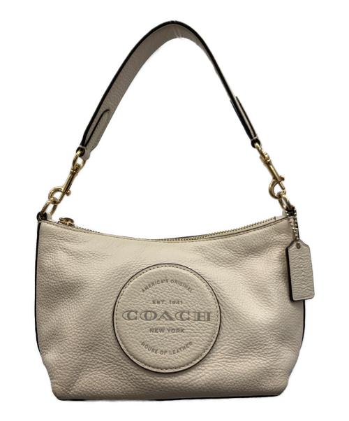 COACH（コーチ）COACH (コーチ) セミショルダーバッグ アイボリーの古着・服飾アイテム