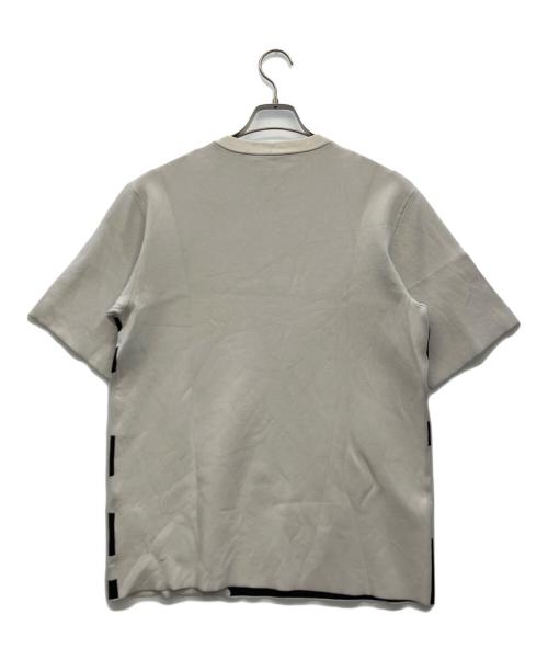 HELMUT LANG（ヘルムートラング）HELMUT LANG (ヘルムートラング) 半袖カットソー ホワイト×ブラック サイズ:Mの古着・服飾アイテム