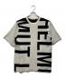 HELMUT LANG（ヘルムートラング）の古着「半袖カットソー」｜ホワイト×ブラック