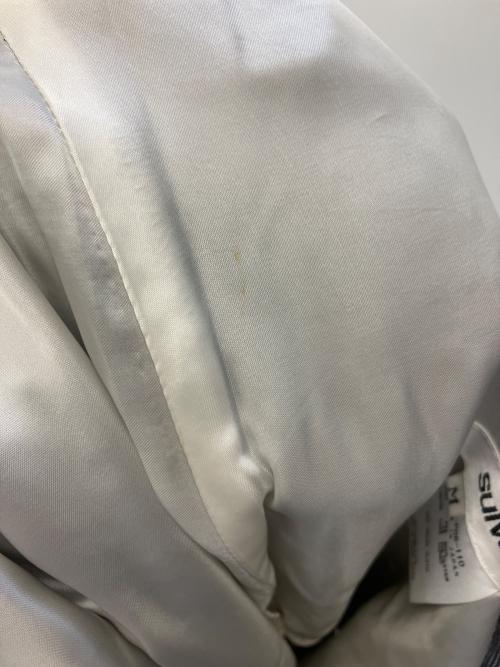 sulvam（サルバム）sulvam (サルバム) グレンチェック裾ジップボンテージスラックスパンツ グレー サイズ:Mの古着・服飾アイテム