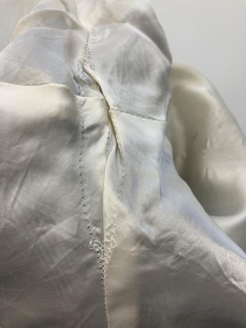 sulvam（サルバム）sulvam (サルバム) グレンチェック裾ジップボンテージスラックスパンツ グレー サイズ:Mの古着・服飾アイテム