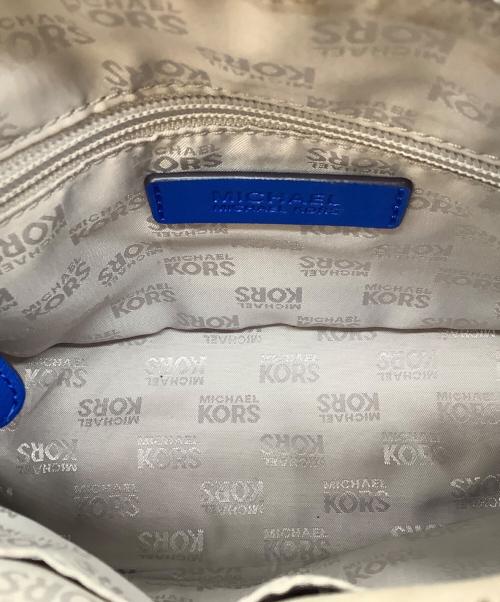 MICHAEL KORS（マイケルコース）MICHAEL KORS (マイケルコース) ショルダーバッグ ブルーの古着・服飾アイテム