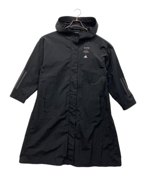 adidas（アディダス）adidas (アディダス) ナイロンコート ブラック サイズ:Lの古着・服飾アイテム