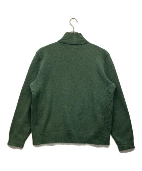 POLO RALPH LAUREN（ポロ・ラルフローレン）POLO RALPH LAUREN (ポロ・ラルフローレン) ハーフジップニット グリーン サイズ:XLの古着・服飾アイテム