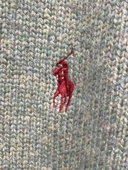 POLO RALPH LAUREN（ポロ・ラルフローレン）POLO RALPH LAUREN (ポロ・ラルフローレン) ハーフジップニット グリーン サイズ:XLの古着・服飾アイテム