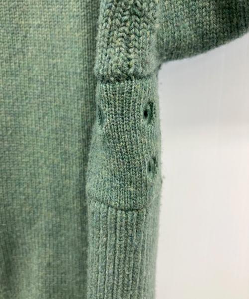 POLO RALPH LAUREN（ポロ・ラルフローレン）POLO RALPH LAUREN (ポロ・ラルフローレン) ハーフジップニット グリーン サイズ:XLの古着・服飾アイテム