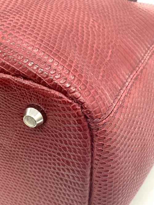 LORBEER（ローベル）LORBEER (ローベル) トートバッグ レッドの古着・服飾アイテム