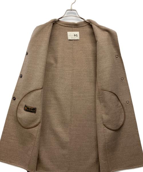 manzoni24（マンゾーニ24）MANZONI24 (マンゾーニ24) コート ブラウン サイズ:USA8の古着・服飾アイテム