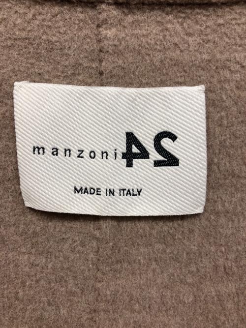 manzoni24（マンゾーニ24）MANZONI24 (マンゾーニ24) コート ブラウン サイズ:USA8の古着・服飾アイテム