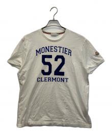 MONCLER（モンクレール）の古着「半袖Tシャツ」｜ホワイト