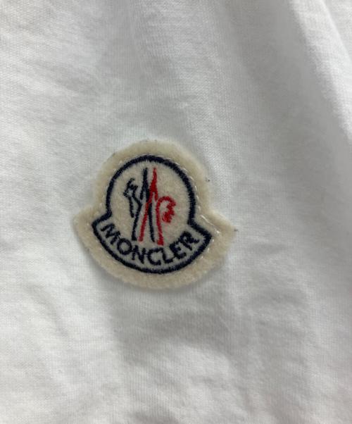 MONCLER（モンクレール）MONCLER (モンクレール) 半袖Tシャツ ホワイト サイズ:Lの古着・服飾アイテム