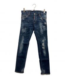 DSQUARED2（ディースクエアード）の古着「デニムパンツ」｜インディゴ