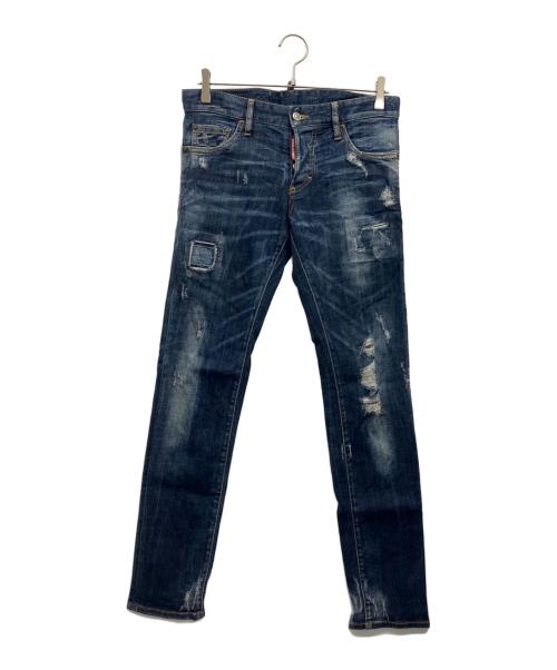 DSQUARED2（ディースクエアード）DSQUARED2 (ディースクエアード) デニムパンツ インディゴ サイズ:44の古着・服飾アイテム