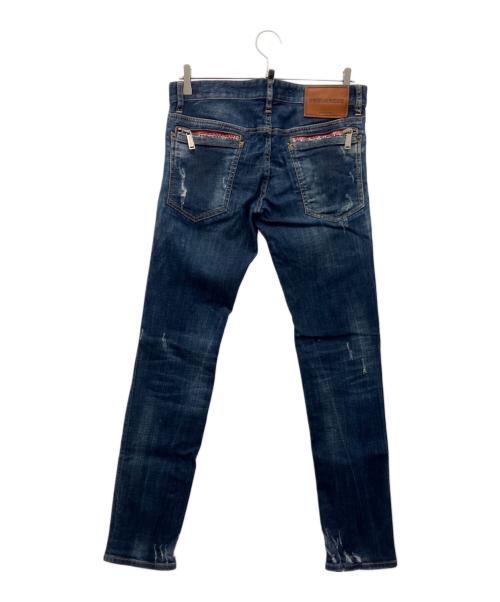 DSQUARED2（ディースクエアード）DSQUARED2 (ディースクエアード) デニムパンツ インディゴ サイズ:44の古着・服飾アイテム