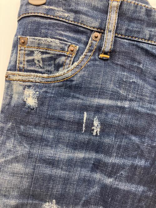 DSQUARED2（ディースクエアード）DSQUARED2 (ディースクエアード) デニムパンツ インディゴ サイズ:44の古着・服飾アイテム