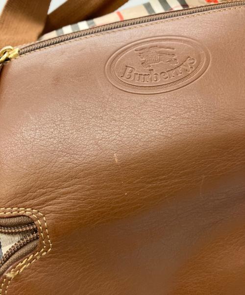 Burberry's（バーバリーズ）Burberry's (バーバリーズ) ボストンバッグ ベージュの古着・服飾アイテム