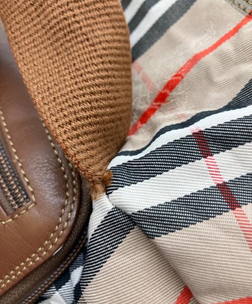 Burberry's（バーバリーズ）Burberry's (バーバリーズ) ボストンバッグ ベージュの古着・服飾アイテム
