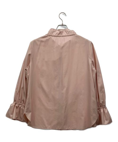 UNITED ARROWS（ユナイテッドアローズ）UNITED ARROWS (ユナイテッドアローズ) フリルカラー フレアスリーブ ブラウス ピンク サイズ:‐の古着・服飾アイテム