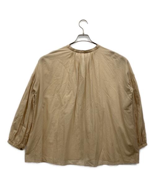 Whim Gazette（ウィムガゼット）Whim Gazette (ウィムガゼット) ローン2WAYギャザーブラウス ベージュ サイズ:Fの古着・服飾アイテム