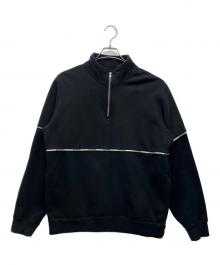 SUPREME（シュプリーム）の古着「ハーフジップスウェット」｜ブラック
