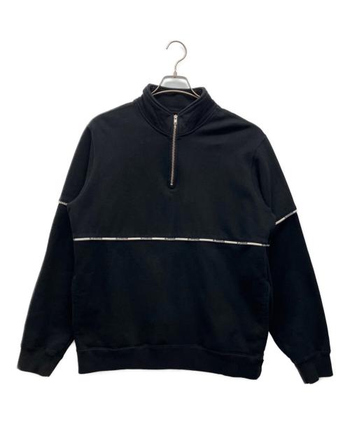 SUPREME（シュプリーム）Supreme (シュプリーム) ハーフジップスウェット ブラック サイズ:Mの古着・服飾アイテム