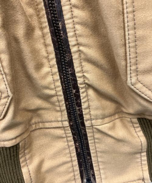 AVIREX（アヴィレックス）AVIREX (アヴィレックス) G-1 ブラックエイセス フライトジャケット ベージュ サイズ:Mの古着・服飾アイテム