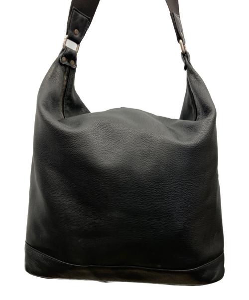 PORTER（ポーター）PORTER (ポーター) レザーショルダーバッグ ブラックの古着・服飾アイテム