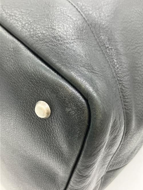 PORTER（ポーター）PORTER (ポーター) レザーショルダーバッグ ブラックの古着・服飾アイテム