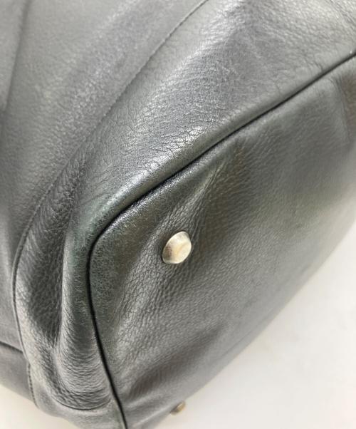 PORTER（ポーター）PORTER (ポーター) レザーショルダーバッグ ブラックの古着・服飾アイテム