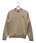 FRED PERRYフレッドペリー）の古着「Crew Neck Sweatshirt」｜アイボリー