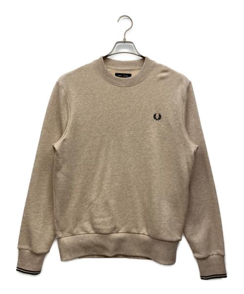 FRED PERRY（フレッドペリー）FRED PERRY (フレッドペリー) Crew Neck Sweatshirt アイボリー サイズ:Mの古着・服飾アイテム