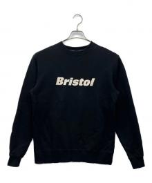 F.C.R.B.（エフシーレアルブリストル）の古着「AUTHENTIC LOGO CREWNECK SWEAT」｜ブラック