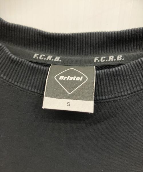 F.C.R.B.（エフシーレアルブリストル）F.C.R.B. (エフシーレアルブリストル) AUTHENTIC LOGO CREWNECK SWEAT ブラック サイズ:Sの古着・服飾アイテム