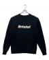 F.C.R.B.（エフシーレアルブリストル）の古着「AUTHENTIC LOGO CREWNECK SWEAT」｜ブラック