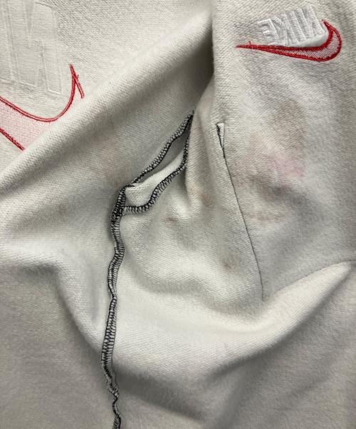 NIKE（ナイキ）NIKE (ナイキ) Supreme (シュプリーム) Plaid Hooded Sweatshirt ブラック×ホワイト サイズ:Mの古着・服飾アイテム