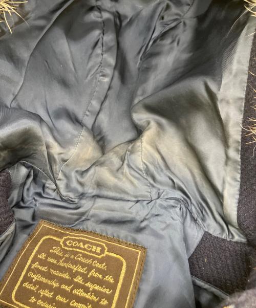 COACH（コーチ）COACH (コーチ) ダッフルコート ネイビー サイズ:2の古着・服飾アイテム