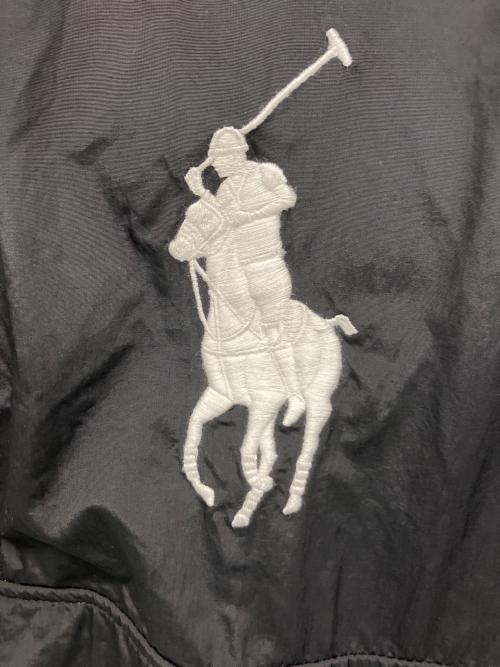 POLO RALPH LAUREN（ポロ・ラルフローレン）POLO RALPH LAUREN (ポロ・ラルフローレン) アノラックパーカー ブラック×ホワイト サイズ:Lの古着・服飾アイテム