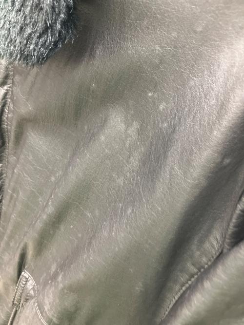 GENUINE LEATHER（ジェニュインレザー）GENUINE LEATHER (ジェニュインレザー) レザージャケット ブラック サイズ:-の古着・服飾アイテム