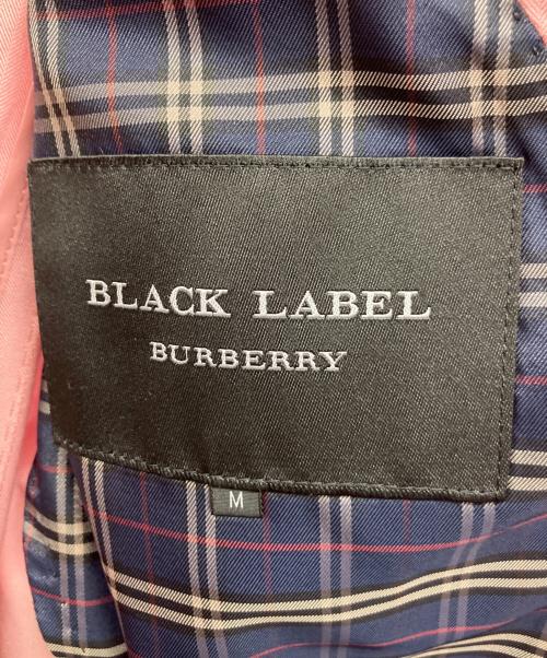 BURBERRY BLACK LABEL（バーバリーブラックレーベル）BURBERRY BLACK LABEL (バーバリーブラックレーベル) テーラードジャケット ピンク サイズ:Mの古着・服飾アイテム