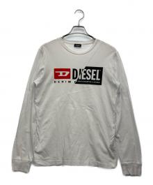 DIESEL（ディーゼル）の古着「長袖カットソー」｜ホワイト