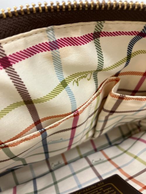 COACH（コーチ）COACH (コーチ) トートバッグ ベージュ×ブラウンの古着・服飾アイテム